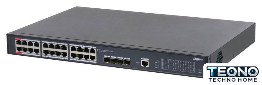 Управляемый коммутатор уровня 2+ Dahua DH-S5428-24GT4XF-360 - Изображение №3 — Интернет-магазин Teono.by