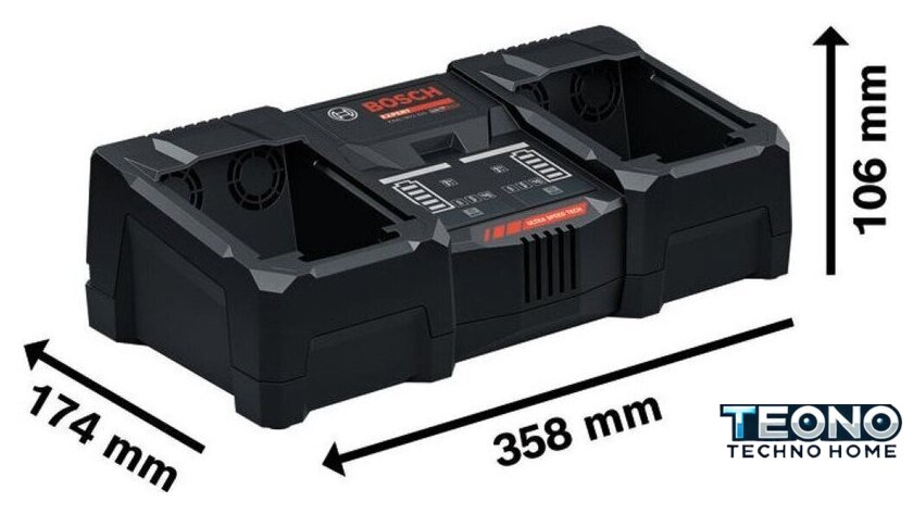 Зарядное устройство Bosch EXAL18V2-320 1600A02YG5 (18В + кейс) - Изображение №2 — Интернет-магазин Teono.by
