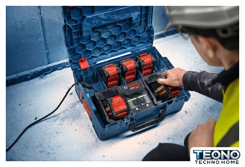 Зарядное устройство Bosch EXAL18V2-320 1600A02YG5 (18В + кейс) - Изображение №4 — Интернет-магазин Teono.by
