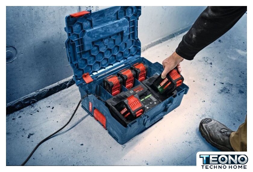 Зарядное устройство Bosch EXAL18V2-320 1600A02YG5 (18В + кейс) - Изображение №5 — Интернет-магазин Teono.by