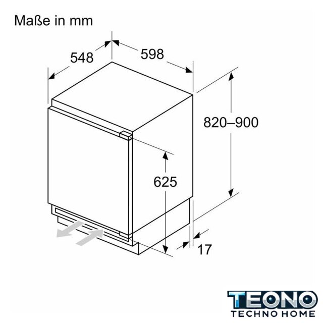 Мини-холодильник Bosch Serie 4 KUL22VFD0 - Изображение №6 — Интернет-магазин Teono.by