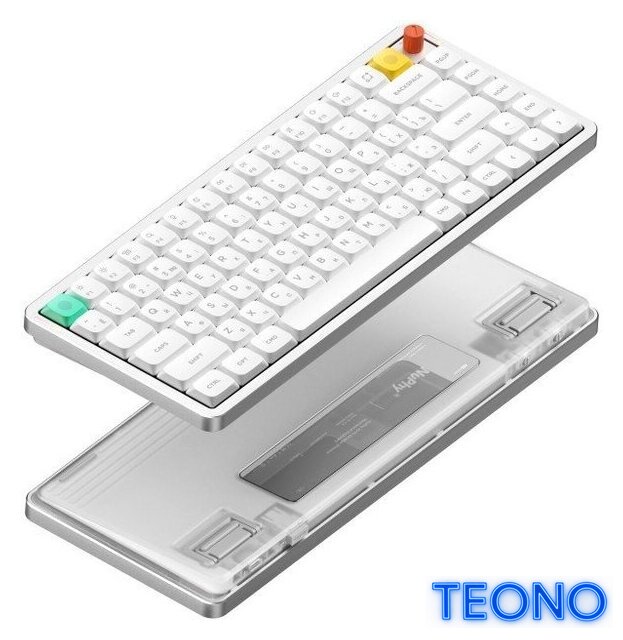 Клавиатура NuPhy Air75 V3 Nova White (Brown Nano, нет кириллицы) - Изображение №2 — Интернет-магазин Teono.by