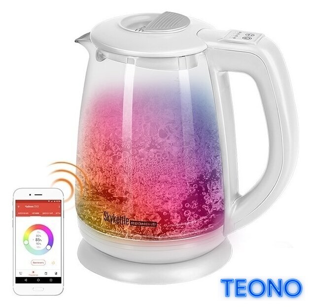 Электрический чайник Redmond (Редмонд) SkyKettle RK-G212S (белый) - Изображение №1 — Интернет-магазин Teono.by