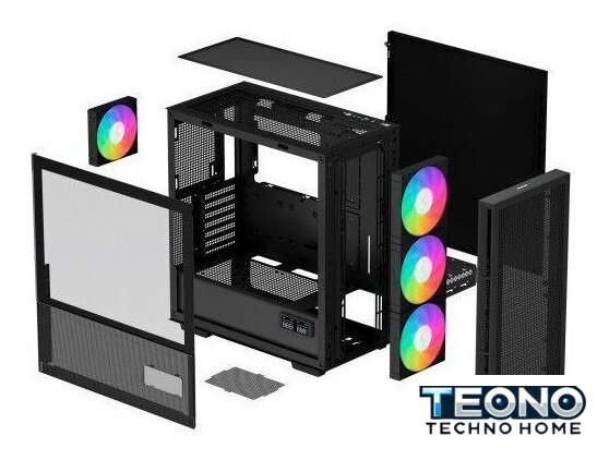 Корпус DeepCool CH560 Digital Black R-CH560-BKAPE4D-G-1 - Изображение №13 — Интернет-магазин Teono.by