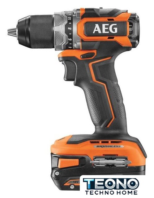 Дрель-шуруповерт AEG Powertools BS 18SBL-202C 4935472277 (с 2-мя АКБ, кейс) - Изображение №2 — Интернет-магазин Teono.by