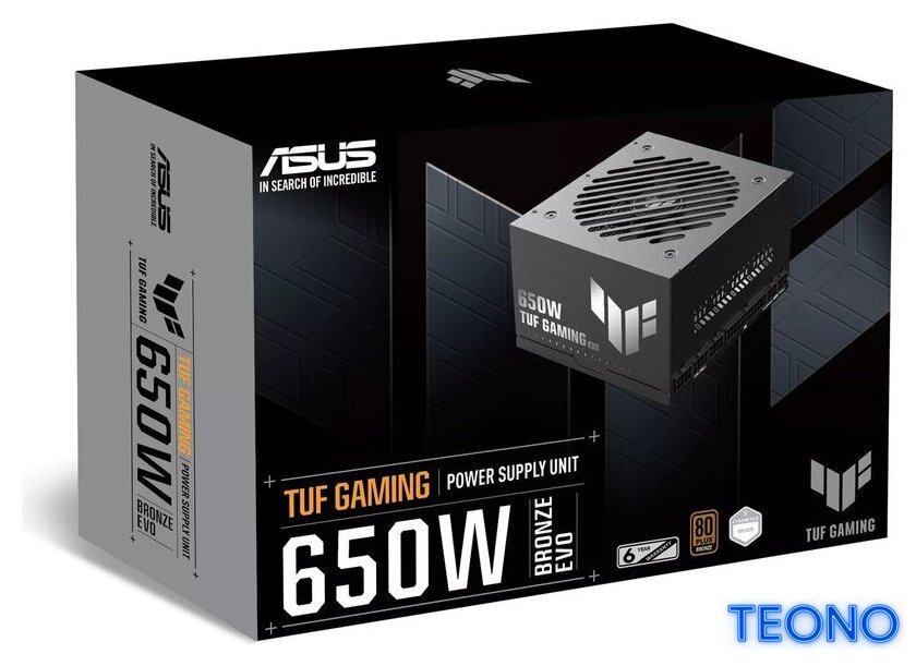 Блок питания ASUS TUF Gaming 650W Bronze Evo TUF-GAMING-650B-EVO - Изображение №6 — Интернет-магазин Teono.by