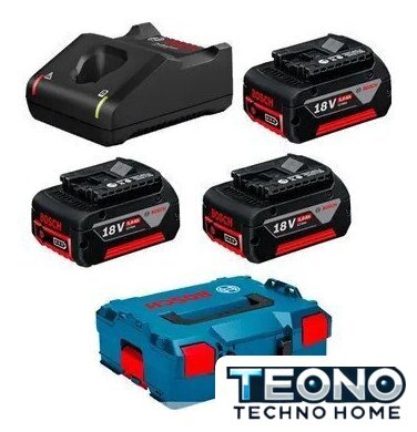 Аккумулятор с зарядным устройством Bosch 0615990L3T (18В/3x5 Ah + 18В + кейс) - Изображение №1 — Интернет-магазин Teono.by