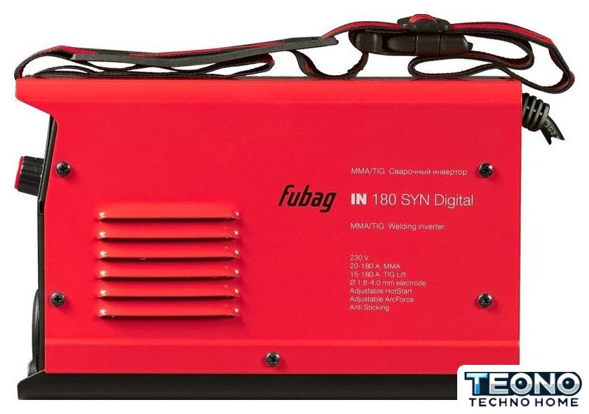 Сварочный инвертор Fubag IN 180 SYN Digital 41387 - Изображение №4 — Интернет-магазин Teono.by