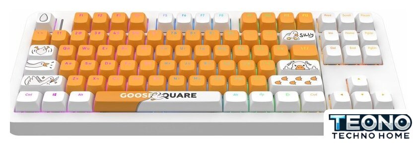 Клавиатура Red Square Alumix TKL Classic Gooseboard (g3ms Azure) - Изображение №2 — Интернет-магазин Teono.by