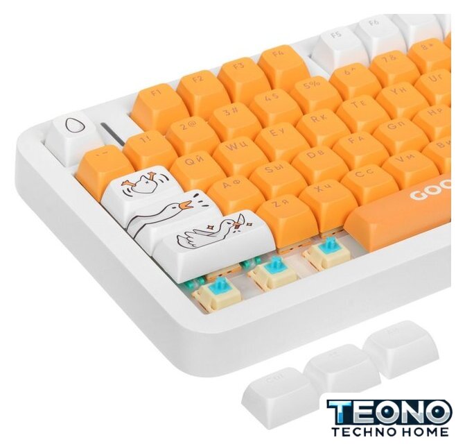 Клавиатура Red Square Alumix TKL Classic Gooseboard (g3ms Azure) - Изображение №10 — Интернет-магазин Teono.by