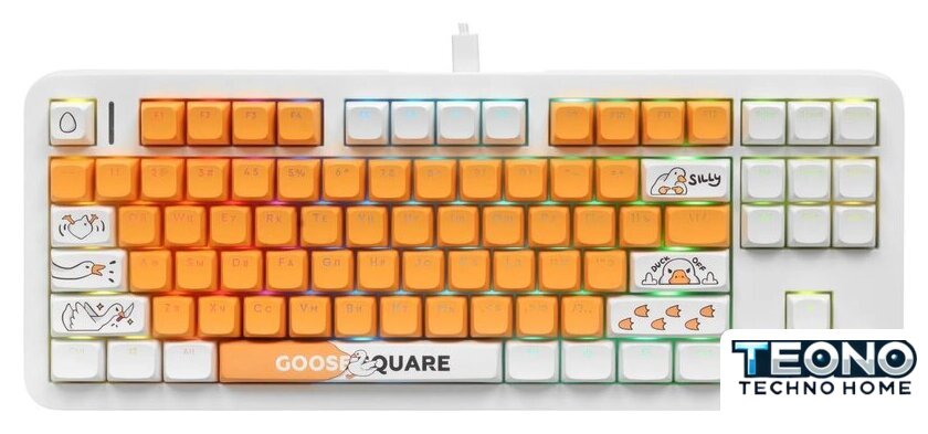 Клавиатура Red Square Alumix TKL Classic Gooseboard (g3ms Azure) - Изображение №5 — Интернет-магазин Teono.by