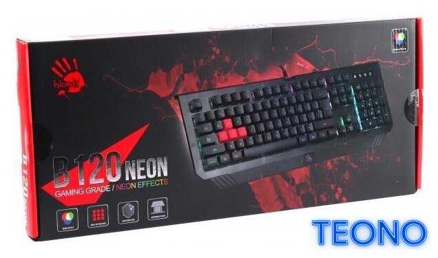 Клавиатура A4Tech Bloody B120N - Изображение №3 — Интернет-магазин Teono.by