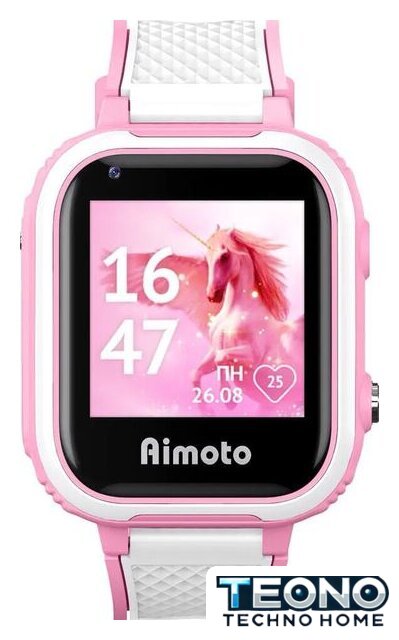 Детские умные часы Aimoto Pro 4G (розовый) - Изображение №4 — Интернет-магазин Teono.by