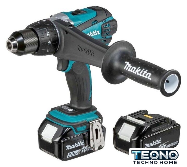 Дрель-шуруповерт Makita DDF458RTJ (с 2-мя АКБ, кейс) - Изображение №3 — Интернет-магазин Teono.by