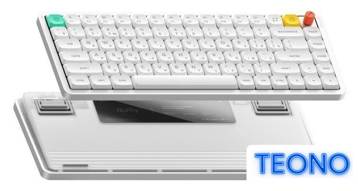 Клавиатура NuPhy Air75 V3 Nova White (Blush Nano, нет кириллицы) - Изображение №3 — Интернет-магазин Teono.by