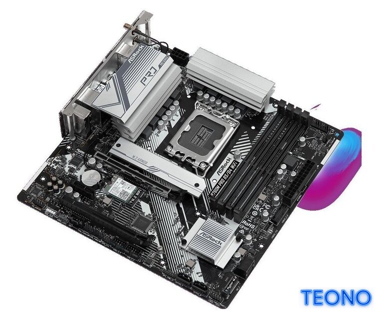 Материнская плата ASRock B760M Pro RS/D4 WiFi - Изображение №3 — Интернет-магазин Teono.by