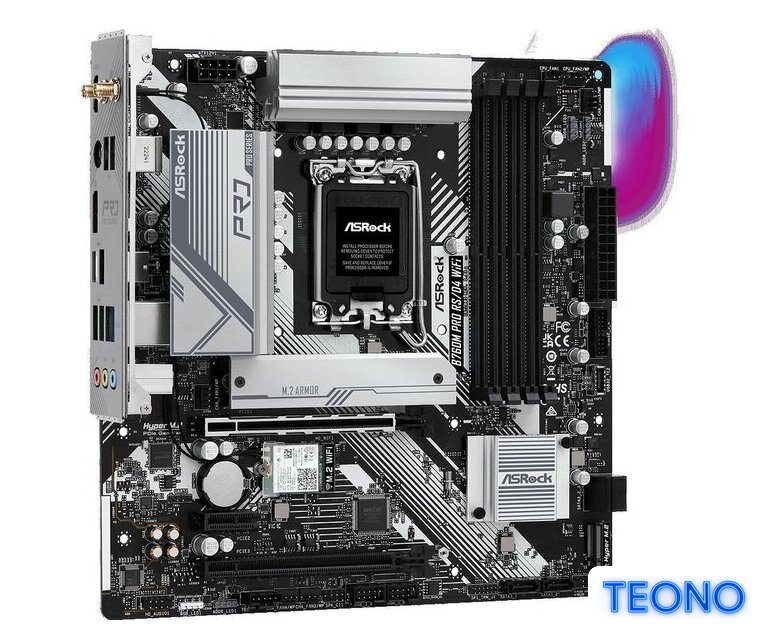 Материнская плата ASRock B760M Pro RS/D4 WiFi - Изображение №4 — Интернет-магазин Teono.by
