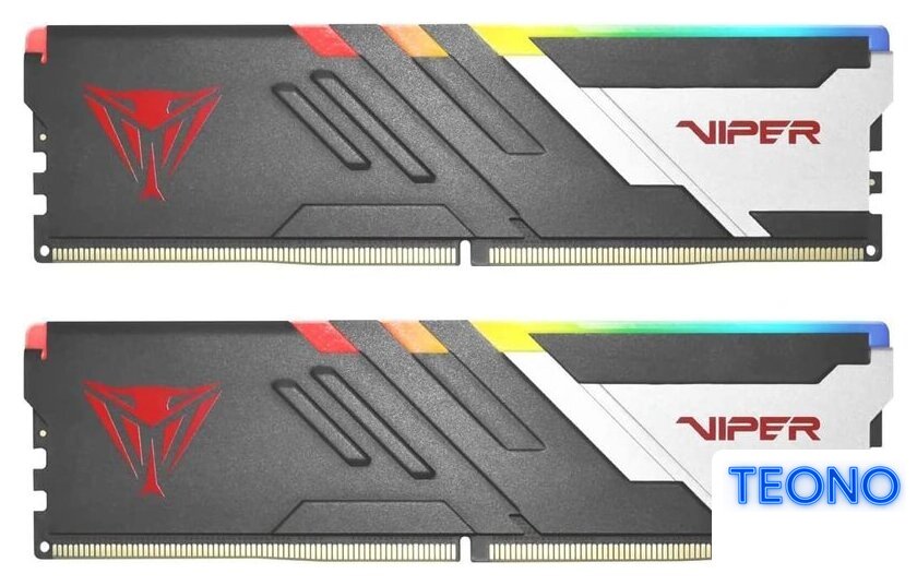 Оперативная память Patriot Viper Venom RGB 2x8ГБ DDR5 6000 МГц PVVR516G600C36K - Изображение №1 — Интернет-магазин Teono.by