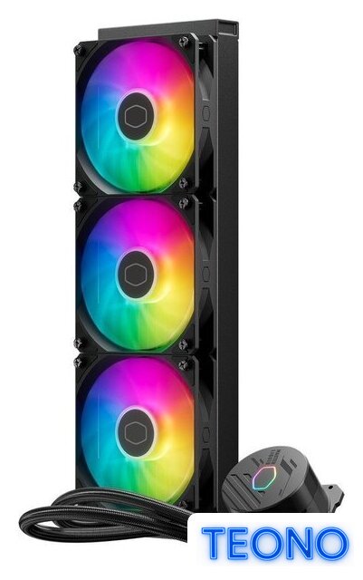 Система жидкостного охлаждения для процессора Cooler Master MasterLiquid ML360L Core ARGB MLW-D36M-A18PZ-R1 - Изображение №2 — Интернет-магазин Teono.by