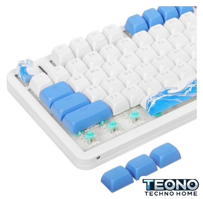 Клавиатура Red Square Alumix TKL Aquarius v2 (g3ms Sapphire) - Изображение №7 — Интернет-магазин Teono.by