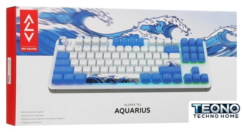Клавиатура Red Square Alumix TKL Aquarius v2 (g3ms Sapphire) - Изображение №12 — Интернет-магазин Teono.by