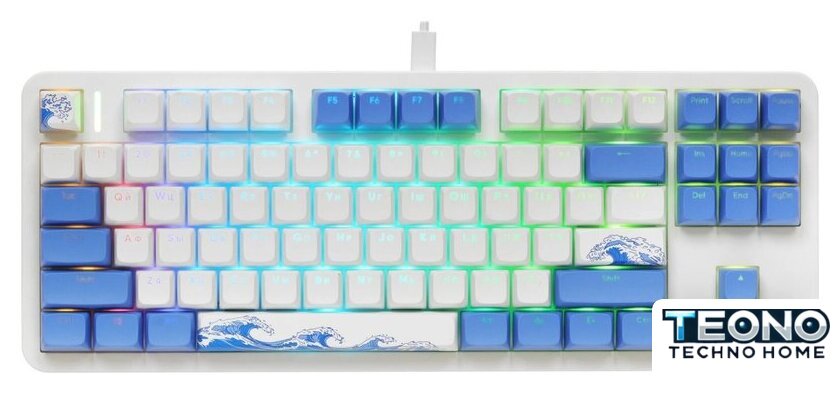 Клавиатура Red Square Alumix TKL Aquarius v2 (g3ms Sapphire) - Изображение №2 — Интернет-магазин Teono.by