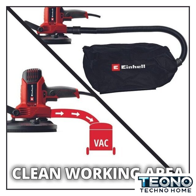 Шлифмашина для стен и потолков Einhell TC-DWS 225 4259945 - Изображение №10 — Интернет-магазин Teono.by
