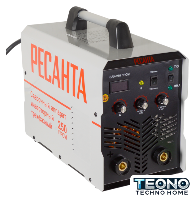 Сварочный инвертор Ресанта САИ-250 ПРОМ - Изображение №1 — Интернет-магазин Teono.by