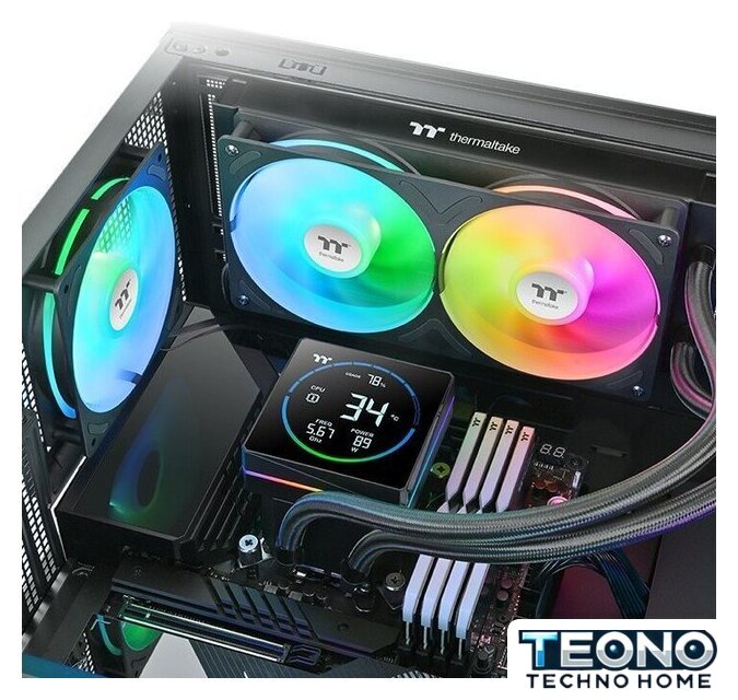 Система жидкостного охлаждения для процессора Thermaltake TH240-S V3 ARGB Sync CL-W469-PL12SW-A - Изображение №5 — Интернет-магазин Teono.by