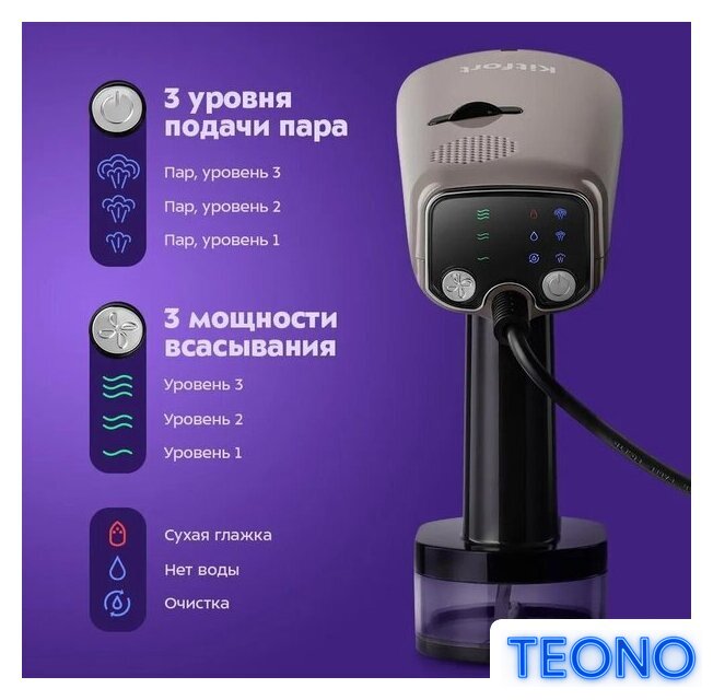 Отпариватель Kitfort KT-9376 - Изображение №10 — Интернет-магазин Teono.by