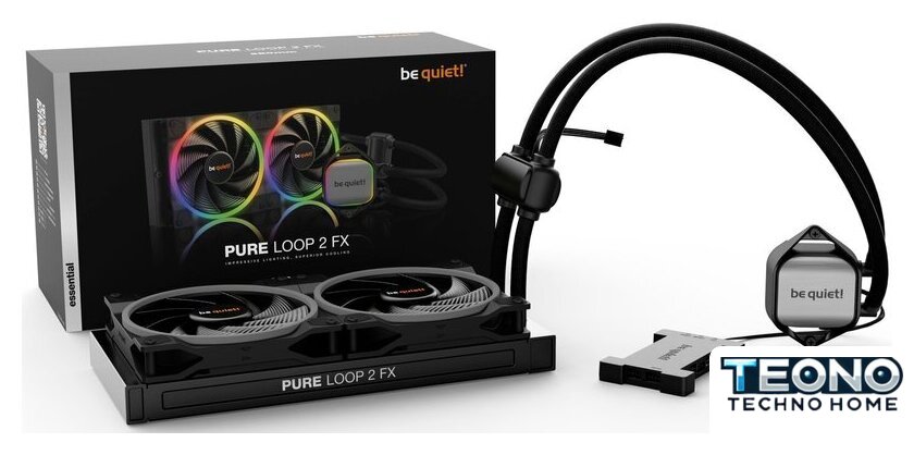 Система жидкостного охлаждения для процессора be quiet! Pure Loop 2 FX 280mm BW014 - Изображение №4 — Интернет-магазин Teono.by