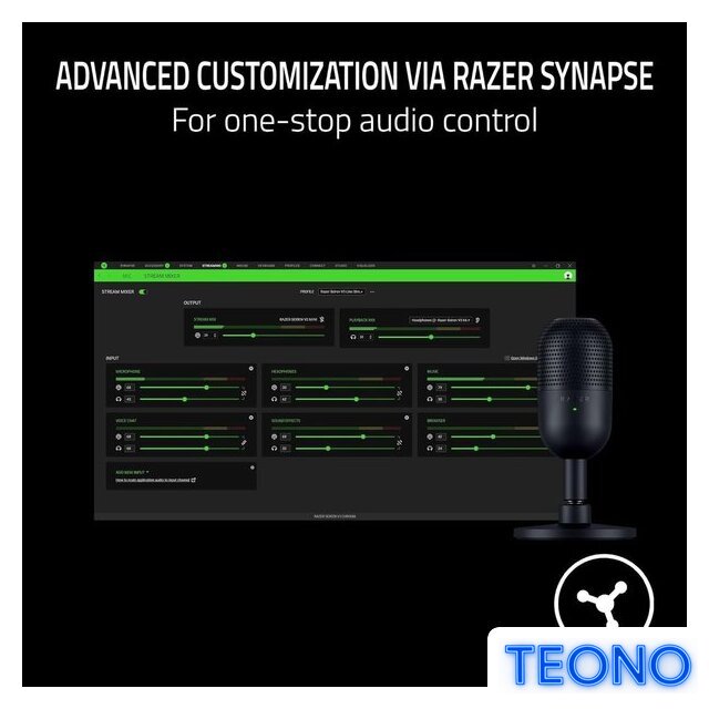 Проводной микрофон Razer Seiren V3 Mini - Изображение №9 — Интернет-магазин Teono.by