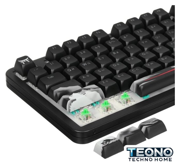 Клавиатура Red Square Alumix TKL Satori Black (g3ms Jade) - Изображение №7 — Интернет-магазин Teono.by