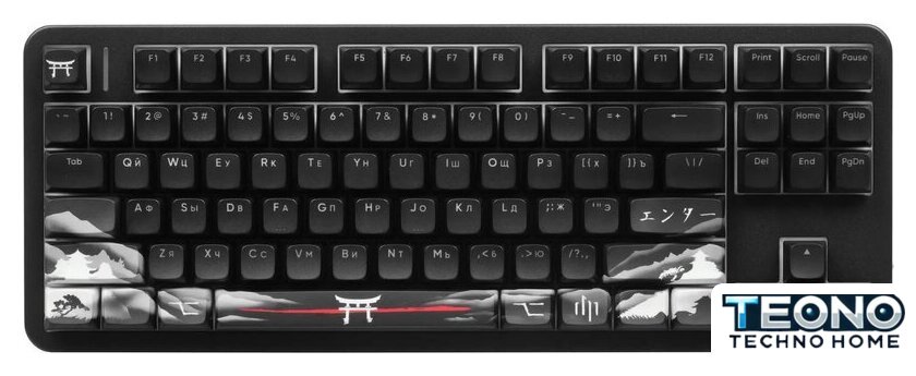 Клавиатура Red Square Alumix TKL Satori Black (g3ms Jade) - Изображение №2 — Интернет-магазин Teono.by