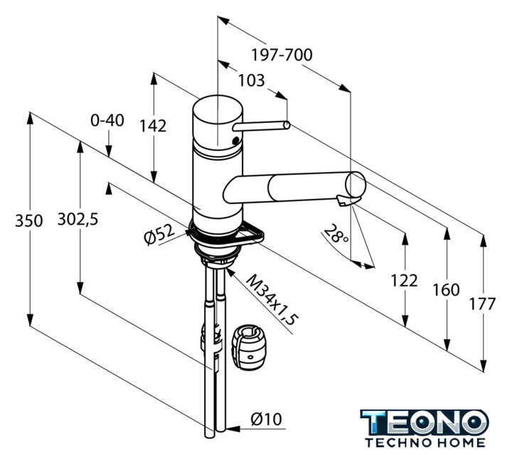 Смеситель Kludi Scope 339310575 (хром) - Изображение №5 — Интернет-магазин Teono.by