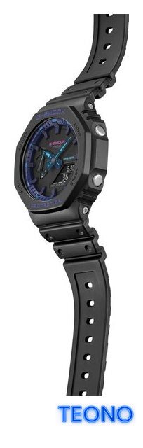 Наручные часы Casio G-Shock GA-2100VB-1A - Изображение №4 — Интернет-магазин Teono.by