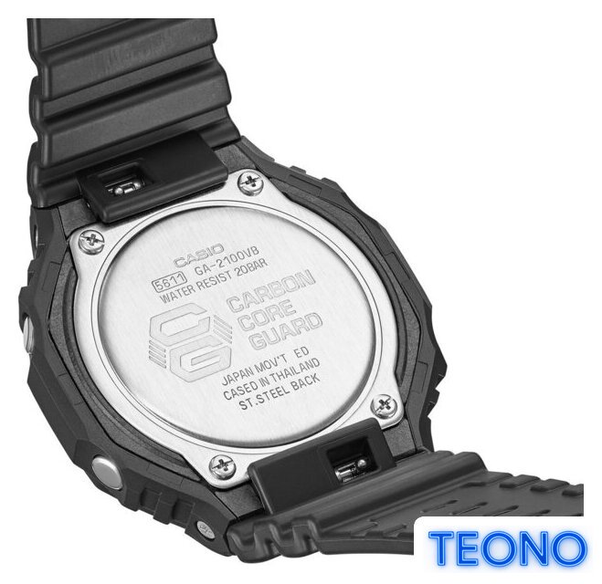 Наручные часы Casio G-Shock GA-2100VB-1A - Изображение №5 — Интернет-магазин Teono.by