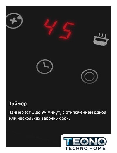 Варочная панель MAUNFELD CVCE453BDBK - Изображение №14 — Интернет-магазин Teono.by