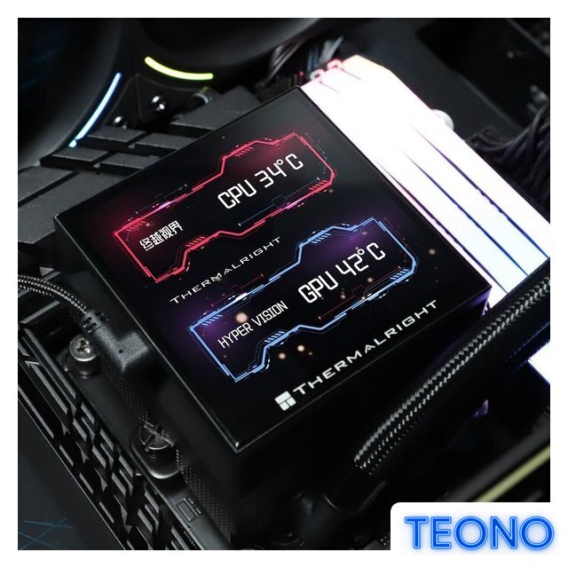 Система жидкостного охлаждения для процессора Thermalright Hyper Vision 360 UB ARGB (черный) - Изображение №9 — Интернет-магазин Teono.by