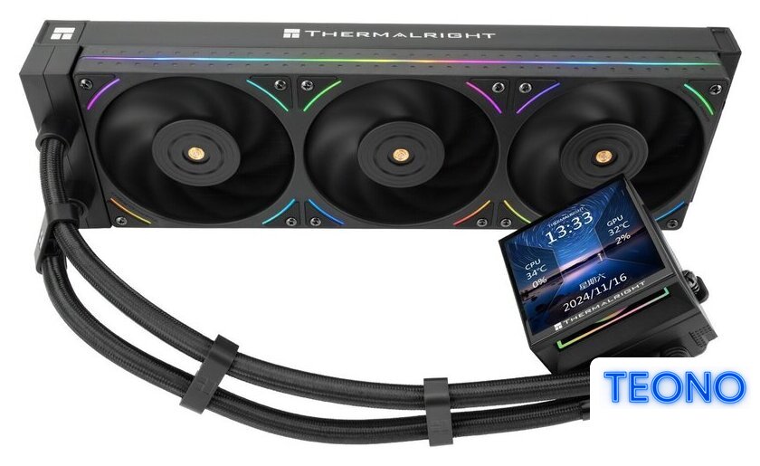 Система жидкостного охлаждения для процессора Thermalright Hyper Vision 360 UB ARGB (черный) - Изображение №4 — Интернет-магазин Teono.by