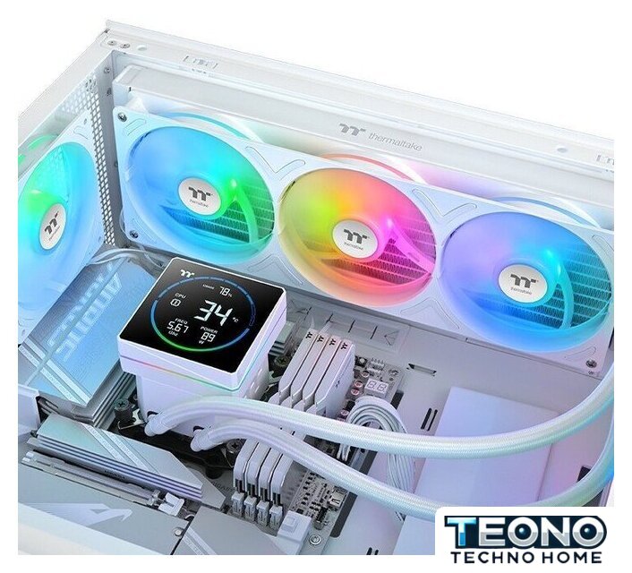 Система жидкостного охлаждения для процессора Thermaltake TH360-S V3 ARGB Sync Snow Edition CL-W472-PL12SW-A - Изображение №5 — Интернет-магазин Teono.by