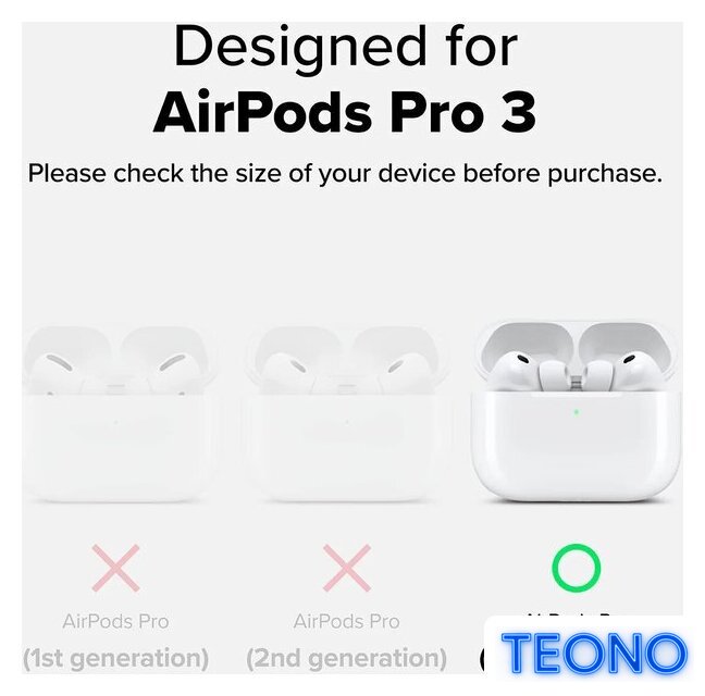 Чехол Ringke Silicone для Airpods Pro 3 Light Purple - Изображение №2 — Интернет-магазин Teono.by