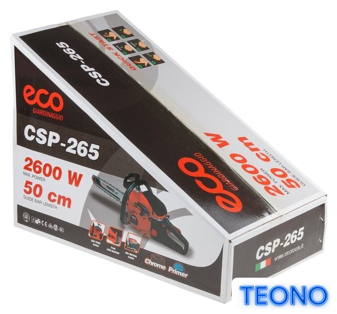Бензопила ECO CSP-265 - Изображение №6 — Интернет-магазин Teono.by