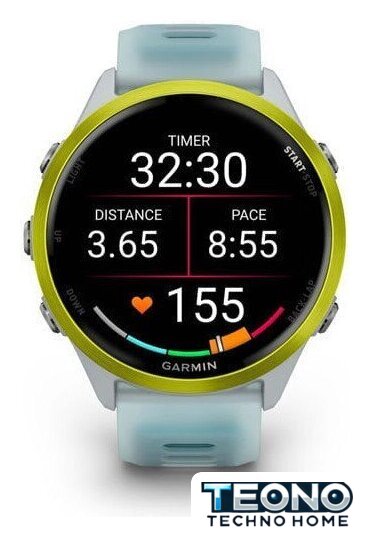 Умные часы Garmin Forerunner 570 47 мм (серебристый/желтый) - Изображение №6 — Интернет-магазин Teono.by