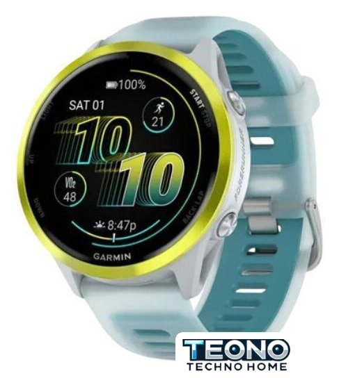 Умные часы Garmin Forerunner 570 47 мм (серебристый/желтый) - Изображение №1 — Интернет-магазин Teono.by