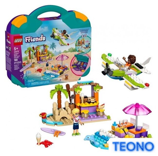 Конструктор LEGO Friends Креативный пляжный чемодан 42672 - Изображение №2 — Интернет-магазин Teono.by