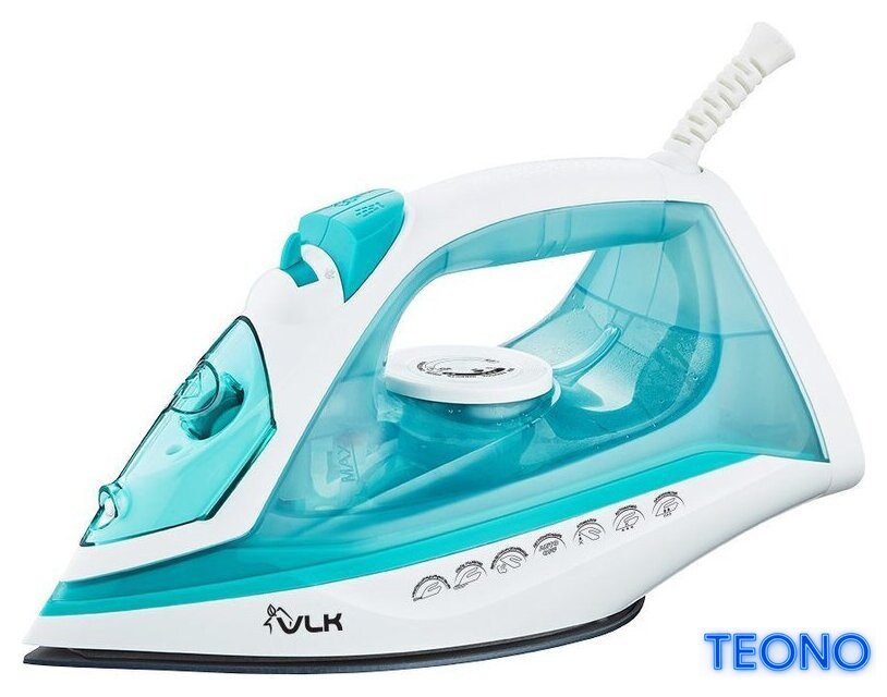 Утюг VLK Vesuvio 2400 (белый/аквамарин) - Изображение №1 — Интернет-магазин Teono.by