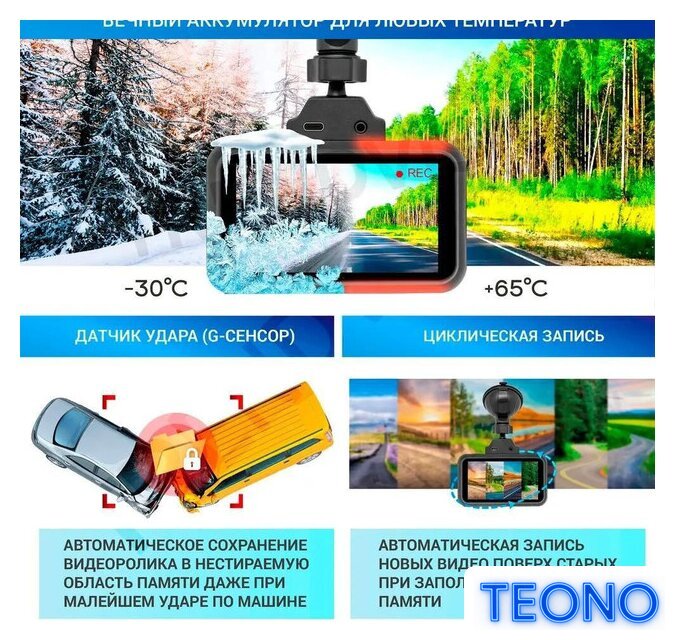Видеорегистратор-радар детектор-GPS информатор (3в1) TrendVision Hybrid Signature Real 4K - Изображение №12 — Интернет-магазин Teono.by