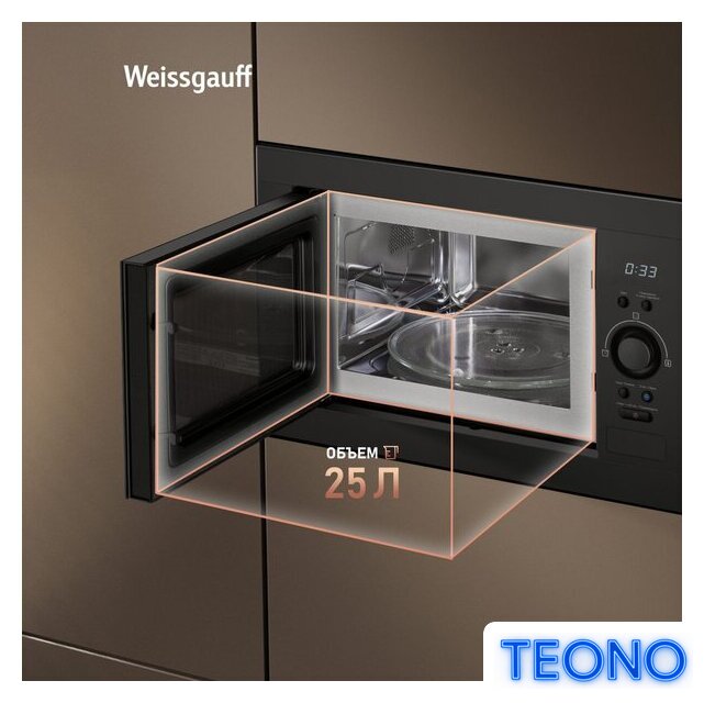 Микроволновая печь Weissgauff BMWO-256 - Изображение №12 — Интернет-магазин Teono.by