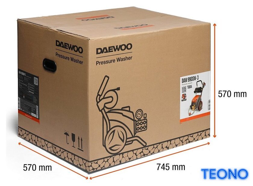 Мойка высокого давления Daewoo Power DAW 990SW-3 - Изображение №9 — Интернет-магазин Teono.by